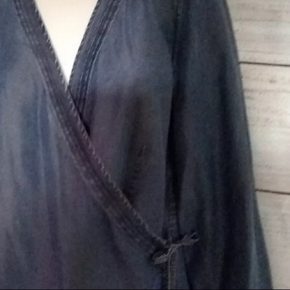J. Jill Tops - J Jill S rare soft wrap long sleeve blouse.